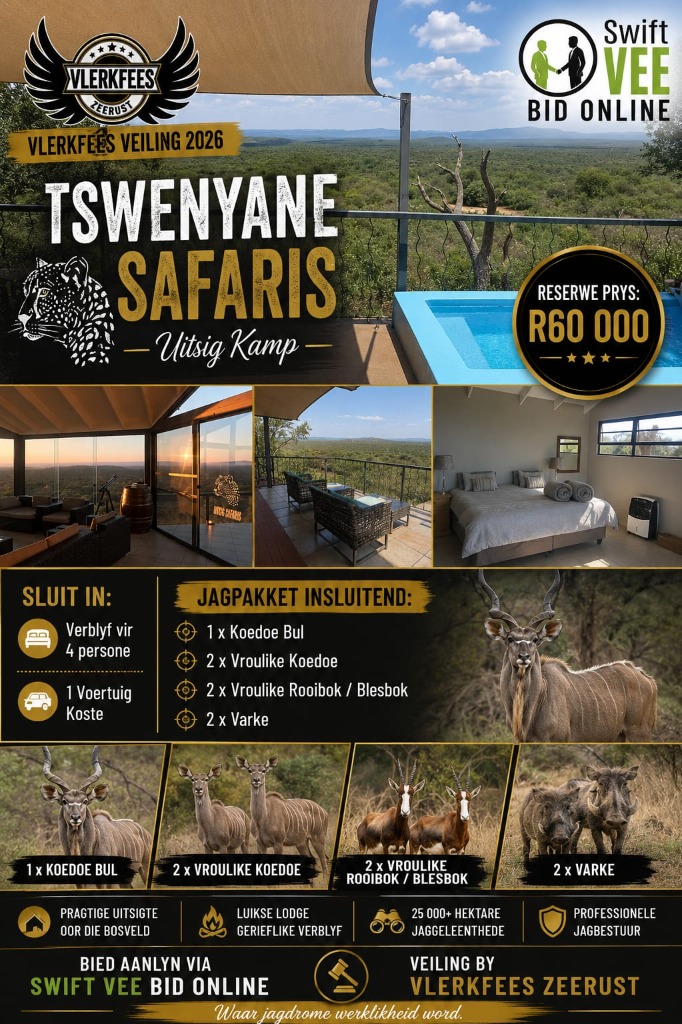 Tswenyane Safaris Jagpakket